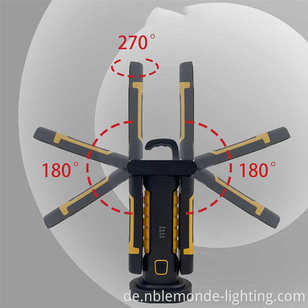 folding led work light